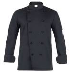 Giacca cuoco Adriano da uomo manica lunga taglia XL nero - 28421