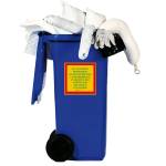 Kit assorbenza per usi universali in contenitore carrellato 120 lt - 28156