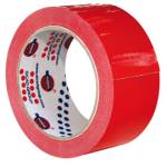 Nastro adesivo 350,5 cm x 66 mt PVC rosso - 28119