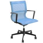 Poltrona direzionale Tekno TKN con braccioli inclusi blu - 28287