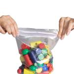 Sacchetti Zip 18 x 25 cm 45 micron LDPE trasparente - 28797