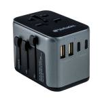 Adattatore da viaggio UTA 03 PD30W QC 2xUSB 2xType C - 29034