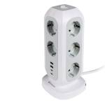 torre di alimentazione multi spina EUPT 01 con 2 x USB C 2 x USB A - 29032