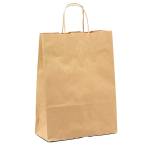Shopper maniglie cordino 45 x 15 x 50 cm carta biokraft avana Mainetti Bags - 3473