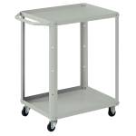 Carrello da lavoro 2 vasche da 60 x 45 cm 71 x 45 x 78 cm grigio - 29401