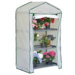 Telo ricambio per serra Azalea a 3 ripiani TNT bianco - 29376