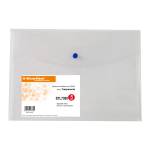 Busta con bottone A4 PP trasparente neutro - 17097