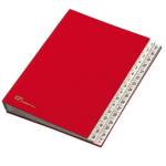 Classificatore numerico 1,31,643D 24 x 34 cm rosso - 16967