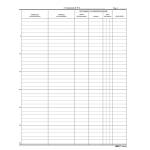 Registro persone alloggiate 31 x 24,5 cm 46 pagine - 14666
