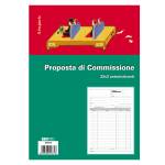 Blocco copia commissioni - 33 fogli 3 copie autoricalcanti - 29,7 x 21 cm - Edipro - E5237A - 8023328523718 - DMwebShop