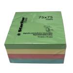Biglietti adesivi Cubo assortito tenue 75 x 75 mm 70 gr 400 fogli Starline - 4713