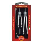 Compasso professional diametro cerchio max 155 mm 5 pezzi Koh I Noor - 17355