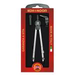 Compasso professional diametro max cerchio 155 mm allunga telescopica 3 pezzi - 17335