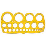 Maschera cerchi 1,55 mm con smusso - 17363