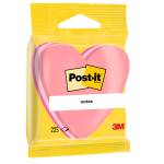 Blocco foglietti cuore - 70 x 70 mm - rosa neon, rosa ultra, rosa pastello - 225 fogli - Post-it - 7100172402 - 3134375349864 - DMwebShop