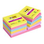 Blocco foglietti Super Sticky - 654-12SSUCC - 76 x 76 mm - colori Ultra - 90 fogli - conf. 12 pezzi - Post-it - 7100290156 - 4064035065683 - DMwebShop