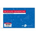 Blocco ricevute generiche - 2 copie autoricalcanti - 10 x 17 cm - 50 fogli - conf. 5 pezzi - BM - 0100145 - 8008234001451 - DMwebShop