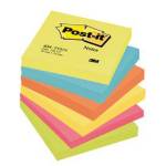 Blocco foglietti Colori Energy - colori assortiti - 76 x 76 mm - 72 gr - 100 fogli - conf. 6 pezzi - Post-it - 7100296019 - 64209A - DMwebShop
