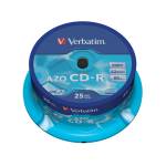 Scatola 25 CD R DataLife Plus 1x 52x serigrafato 700MB - 7048