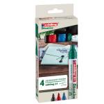 Marcatore permanente 21 Ecoline - punta conica 1,5 - 3 mm - colori assortiti - conf. 4 pezzi - Edding - 4-21-4 - 4004764917907 - DMwebShop