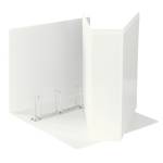 Raccoglitore personalizzabile Display 22 x 30 cm 4 anelli quadri 65 mm bianco - 3578