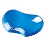 Poggiapolsi in gel - blu trasparente - Fellowes - 91177-72 - 77511911774 - DMwebShop