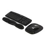 Mousepad con poggiapolsi Comfort gel nero - 2670