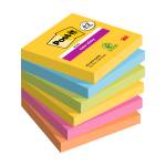 Blocco foglietti Super Sticky Carnival - 76 x 76 mm - 90 fogli - conf 6 blocchi - Post-it - 7100259230 - 4054596927322 - DMwebShop