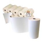 Rotolo per calcolatrice e stampante 80 mm x 80 mt 55 gr anima 12 mm blister 10 pezzi - 5921