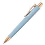 Penna a sfera a scatto Poly Ball punta 0,7 mm fusto sky blue Faber Castell - 7387