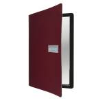 PortaMenu Royal 1 inserto doppio incluso A4,24 x 33 cm bordeaux - 14438