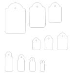 Etichette con filo - 7 x 19 mm - bianco - conf. 1000 pezzi - Lebez - A383 - 8007509003831 - 26660_1 - DMwebShop