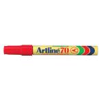 Marcatore permanente A 70 - punta tonda - 1,5 mm - rosso - Artline - A70R - 4974052801327 - 85755_1 - DMwebShop