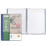 Portalistini personalizzabile Ermes TI - 22 x 30 cm - PP riciclato - 40 buste - blu - conf. 15 pezzi - Sei Rota - 57274007 - 8004972031644 - DMwebShop