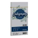 Busta Calligraphy Shiro Eco - 110 x 220 mm - 120 gr - cenere - conf. 25 pezzi - Favini - A57U904 - 8007057760057 - DMwebShop