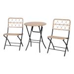 Salotto Maui polyrattan naturale set 3 elementi - S2251012 - 8023755058210 - DMwebShop