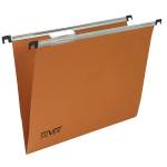 Cartella sospesa linea Silver - cassetto interasse 33 cm fondo V - 31,2 x 25 cm cartoncino arancio - conf. 50 pezzi - Bertesi - 150330GL-B2 - 81043A - DMwebShop