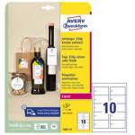 Cartellino stampabile in cartoncino con bordi lisci laser 90 x 50 mm 10 fogli - 11057