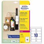 Cartellino stampabile in cartoncino con bordi tagliati lisci laser 90 x 50 mm - 11077