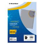 Divisori mensili Gen Dic 12 tacche A4 Maxi PP grigio - 8019