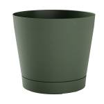 Vaso Orione 26 lt diametro 38 cm verde foresta Teraplast - 8361