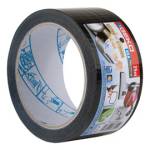 Nastro adesivo telato Usa Premium - 5 cm x 25 mt - nero - Geko - 19100/2 - 8014846533259 - DMwebShop