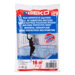 Telo coprituttto - 4 x 4 mt - 16 mq - 230-240 gr - HDPE - trasparente - conf. 3 pezzi - Geko - 100/314 - 8014846002847 - DMwebShop