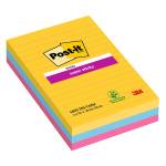 Blocco Super Sticky 4690,3SS CARN a righe 101 x 152 mm colori Carnival - 11645