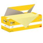 Blocco foglietti Notes 654 CY VP24 - 76 x 76 mm giallo Canary 100 fogli - 11564