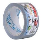 Nastro adesivo telato usa premium 5 cm x 25 mt argento - 13250