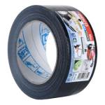 Nastro adesivo telato usa premium 5 cm x 50 mt nero - 13353