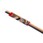 Paraspifferi per porte STAFF con spazzola fissa 100 cm pvc rigido trasparente - 13116