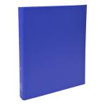 Raccoglitore foderato PPL 2 anelli tondi 30 mm dorso 4 cm 22 x 30 cm blu scuro - 13865
