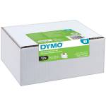 Rotolo 130 etichette LW 28 x 89 mm carta indirizzi standard bianco value pack 12 pezzi - 11837